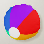 ビーチボールの枕 ラウンドクッション (裏面)