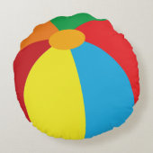 ビーチボールの装飾用クッション ラウンドクッション (裏面)