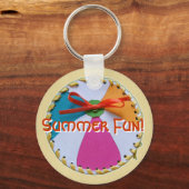 ビーチボールキーチェーン キーホルダー (正面)