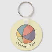 ビーチボールキーチェーン キーホルダー (正面)