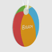 ビーチボールサマーバケーションファミリー オーナメント (正面)