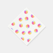 ビーチボールパーティーナプキン スタンダードカクテルナプキン (角)