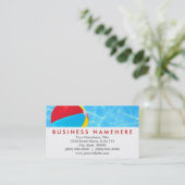 ビーチボールビジネスカード 名刺 (スタンド正面)