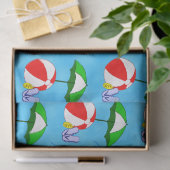 ビーチボールプールおもちゃサマーパターンティッシュペーパー 薄葉紙 (ギフト)