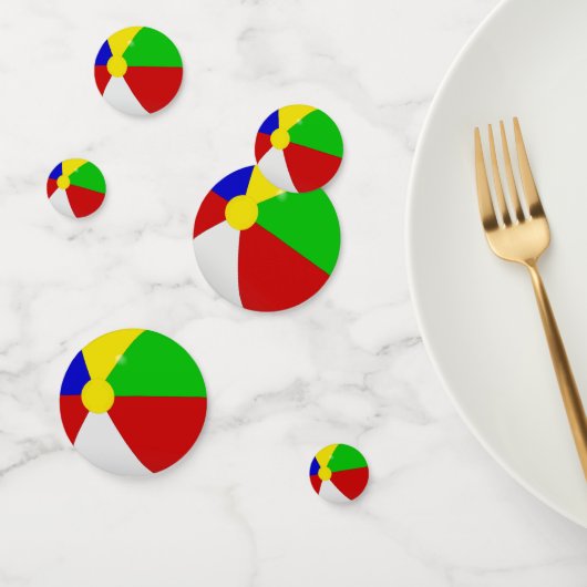 ビーチボールプールパーティーテーブル紙吹雪 コンフェッティ (グループ)