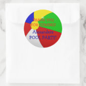 ビーチボールプールパーティー ラウンドシール (バッグ)