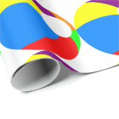 ビーチボール包み紙 ラッピングペーパー (ロールコーナー)