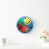 ビーチボール壁時計 ラウンド壁時計 (ホーム)