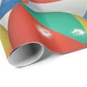 ビーチボール夏の日 ラッピングペーパー (ロールコーナー)