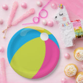 ビーチボール|のビーチのテーマ|のプールを囲んでのパーティ ペーパープレート (パーティー)