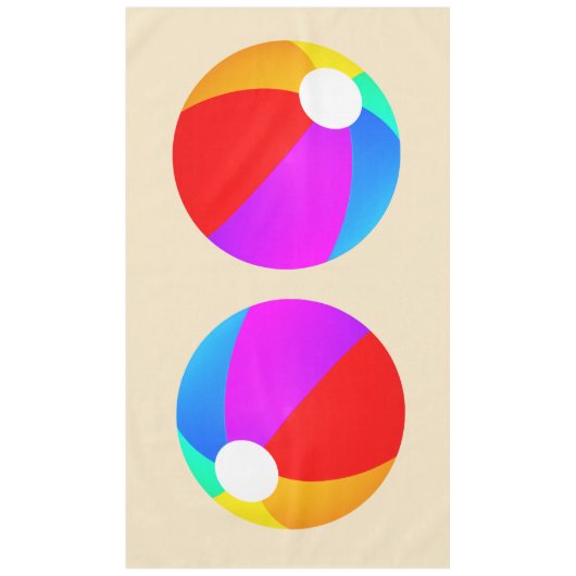 ビーチボール テーブルクロス (正面)