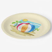 ビーチボール ペーパープレート (アングル)