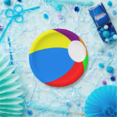 ビーチボール ペーパープレート (パーティー)