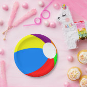 ビーチボール ペーパープレート (パーティー)