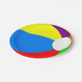 ビーチボール ペーパープレート (アングル)