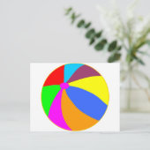 ビーチボール ポストカード (スタンド正面)