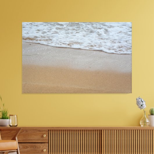 ビーチポイプのハワイのカウアイ写真 キャンバスプリント (インサイチュ (リビング))