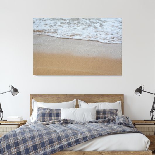 ビーチポイプのハワイのカウアイ写真 キャンバスプリント (インサイチュ (寝室))