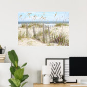 ビーチポスター ポスター (ホームオフィス)