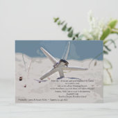 ビーチポス結婚ブルンチ招待状 招待状 (スタンド正面)