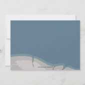 ビーチポス結婚ブルンチ招待状 招待状 (裏面)