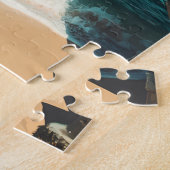 ビーチポートオーストラリア旅行アートヴィンテージ ジグソーパズル (側面)