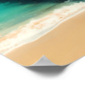 ビーチポートオーストラリア旅行アートヴィンテージ ポスター (角)