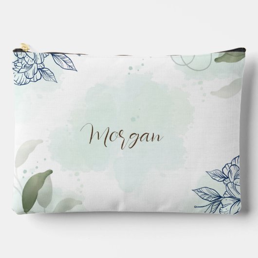 ビーチマウンテンゴルフ旅行フローラヴィンテージ アクセサリーポーチ (正面)