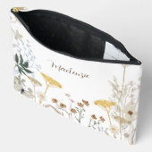 ビーチマウンテンゴルフ旅行フローラヴィンテージ アクセサリーポーチ (見開き)