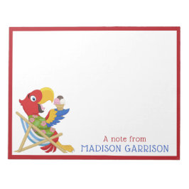 ビーチマコーカスタム文字ノートパッド ノートパッド