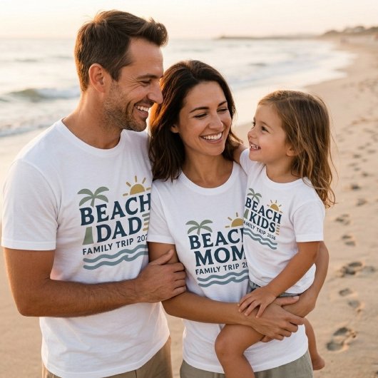 ビーチママシャツ家族旅行シャツマッチング Tシャツ