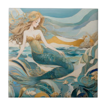 ビーチマーメイドバイザシーターコイズ金ゴールド右側