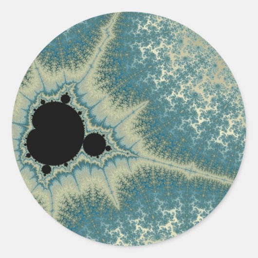 ビーチミニブラストステッカー ラウンドシール (正面)