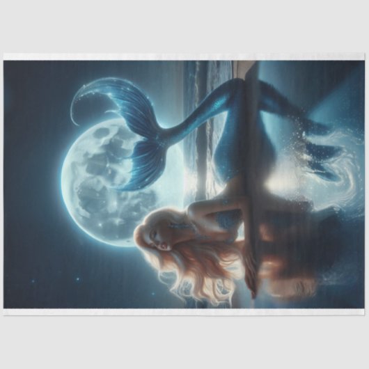 ビーチムーンマーメイドティッシュペーパー 薄葉紙 (正面)