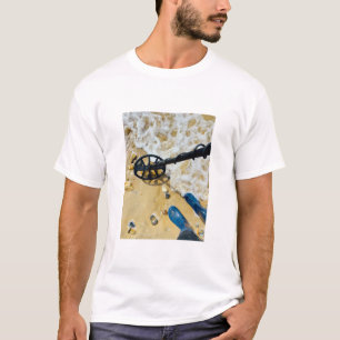 ビーチメタル検出Tシャツ – おもしろいギフト Tシャツ