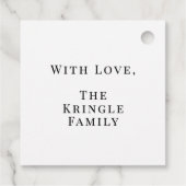 ビーチメリークリスマスプレゼント フェイバータグ (裏面)