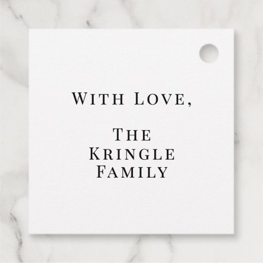 ビーチメリークリスマスプレゼント フェイバータグ (裏面)