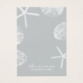 ビーチモダンテーマシーシェルズグレーイヤリングディスプレイ (正面)