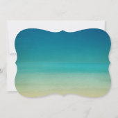 ビーチモダントロピカルパームツリー結婚式招待状 招待状 (裏面)