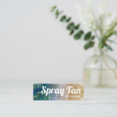 ビーチモダン移動式スプレータン スキニー名刺 (スタンド正面)