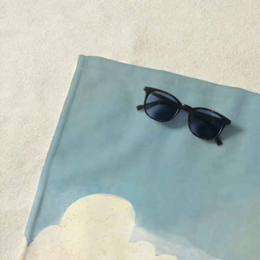 ビーチモノグラムのビベスサマーグラモールガール ビーチタオル (インサイチュ)