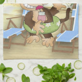 ビーチモンキーキッチンタオル キッチンタオル (折り畳み)