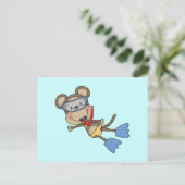 ビーチモンキーシュノーケリングTシャツ&ギフト ポストカード (スタンド正面)