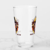 ビーチモンキー名前をカスタムするショットグラス タンブラーグラス (右)
