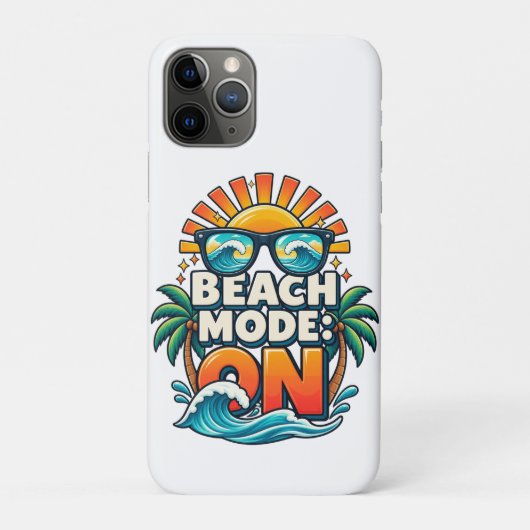 ビーチモード:準備完了 Case-Mate iPhoneケース (裏)