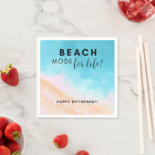 ビーチモード |退職 | Persoanlize It スタンダードカクテルナプキン (インサイチュ)