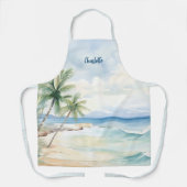 ビーチヤシの木名 エプロン (正面)