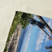 ビーチヤシの木 ビーチタオル (インサイチュ)