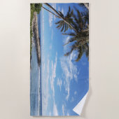 ビーチヤシの木 ビーチタオル (正面)