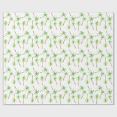 ビーチヤシの木 ラッピングペーパー (フラット)